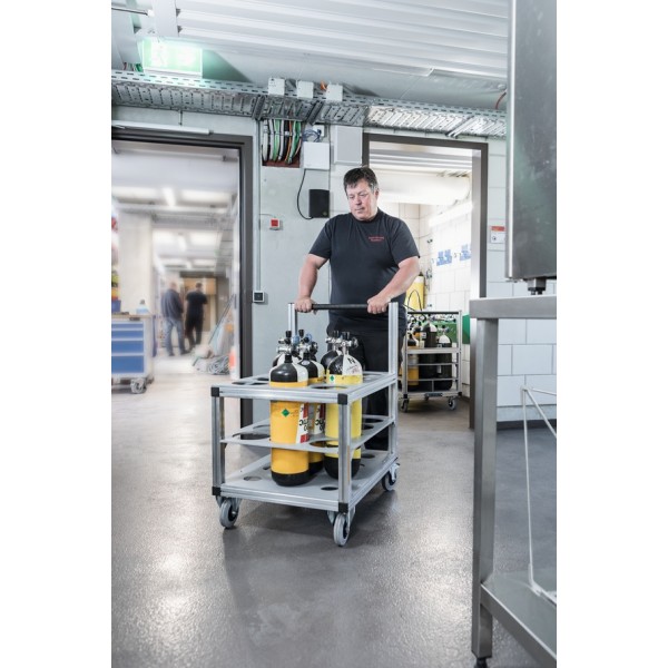 Logistični voziček za tlačne posode