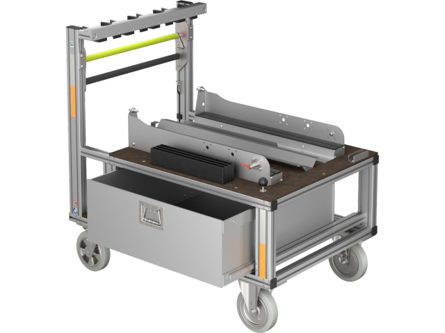 Logistični voziček prenosna črpalka