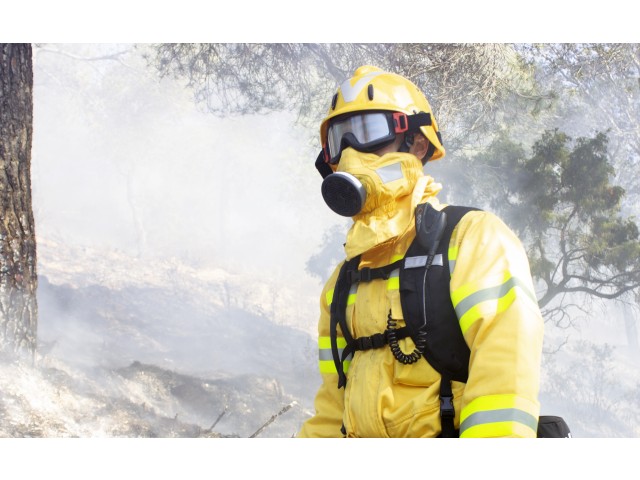 Maska za gozdne požare s filtrom ABEK1P3