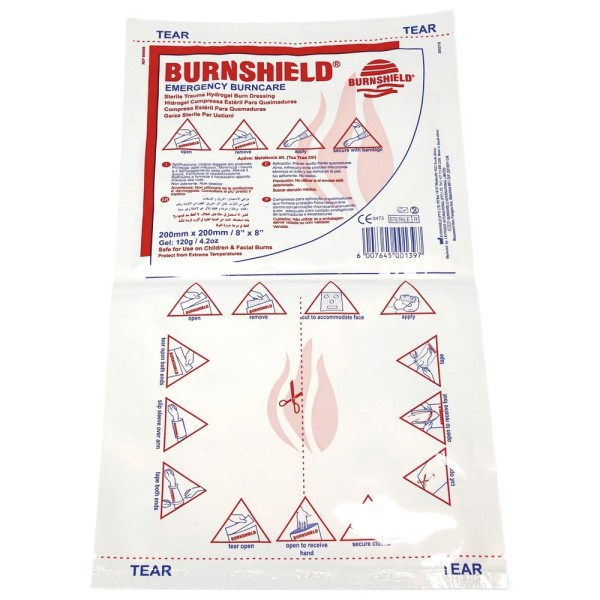 Burnshield obveza 20 x 20 cm